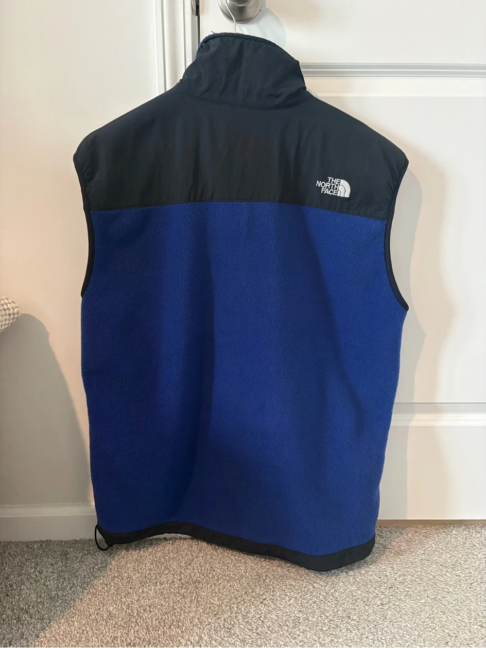 The North Face Men’s Retro Denali Fleece Vest Royal Blue/Black Large